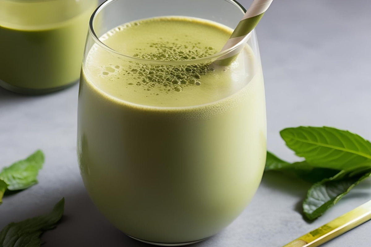 Matcha Smoothie Rezept 